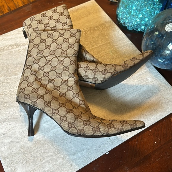 Gucci monogram ankle boots - Picture 6 of 6